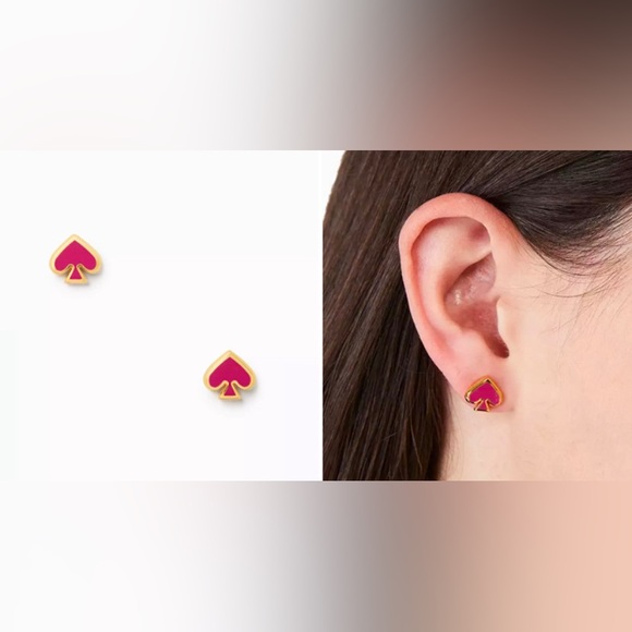 Kate Spade Everyday Spade Enamel Studs - Picture 8 of 8
